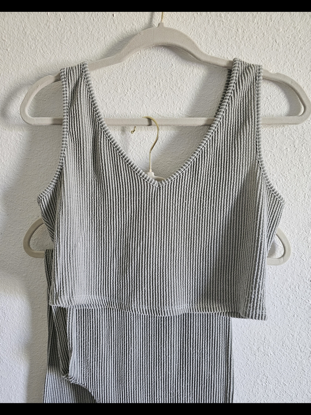 2 Piece Ribbed Tank & Pant Set - Picture 2 of 5